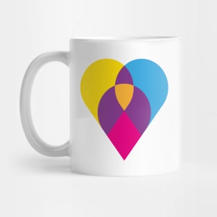 Love modern heart design Mug